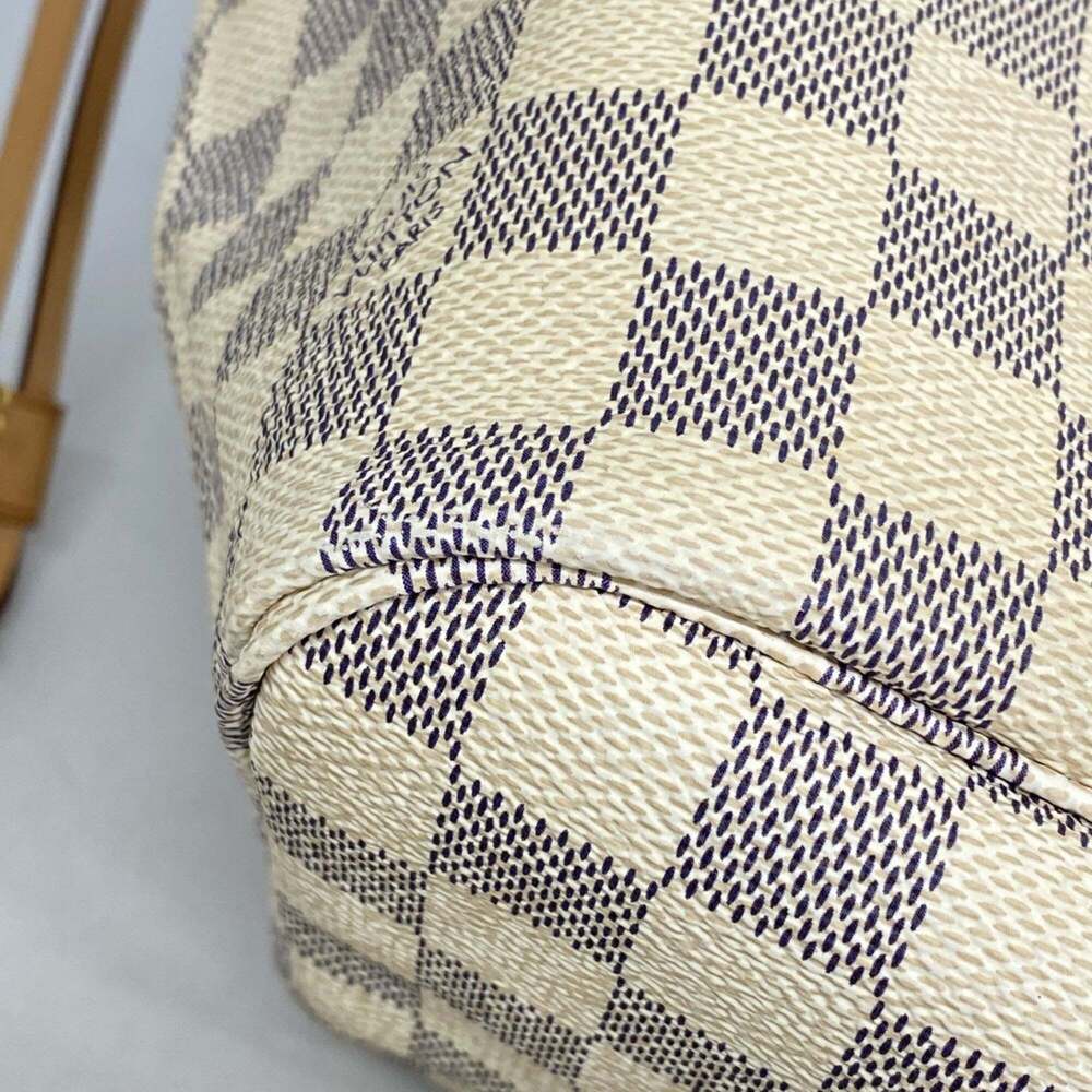 Louis Vuitton Damier Azur Neverfull MM Tote Bag N51107 White Women's - Picture 10 of 12
